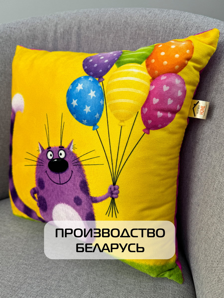 Подушка декоративная KOTOKLISM. XВОСТ ТРУБОЙ 33x33. Каталог Матекс Подушка декоративная KOTOKLISM. XВОСТ ТРУБОЙ 33x33. Каталог Матекс