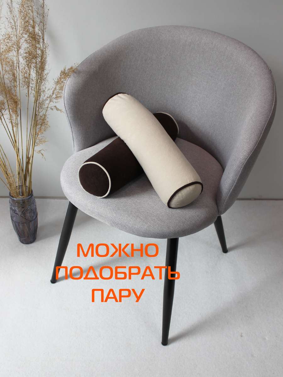 Подушка декоративная ВАЛИК.ECOLOGY VELOURS.  39x10. Каталог Матекс