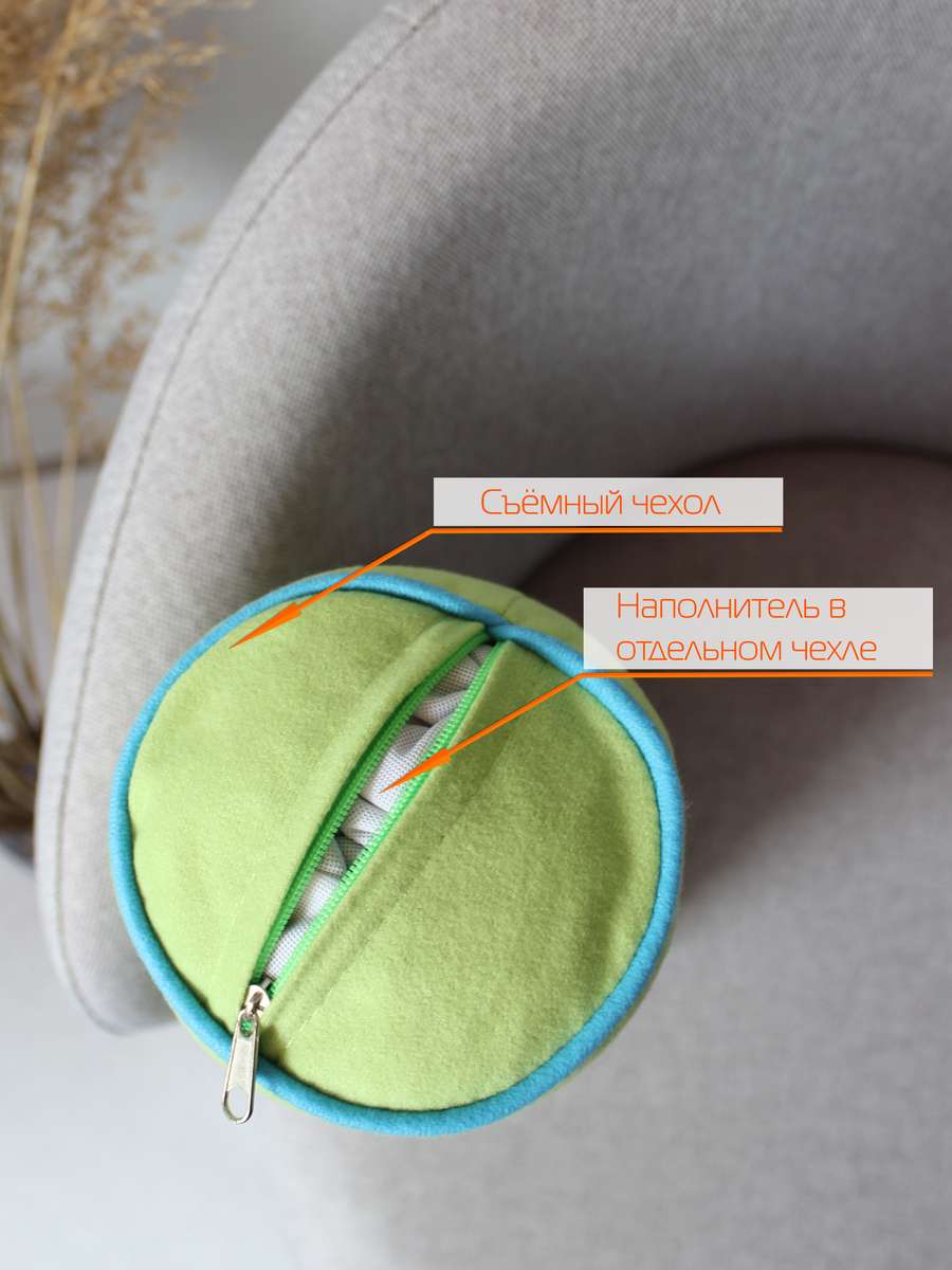 Подушка декоративная ВАЛИК.ECOLOGY VELOURS.  39x10. Каталог Матекс