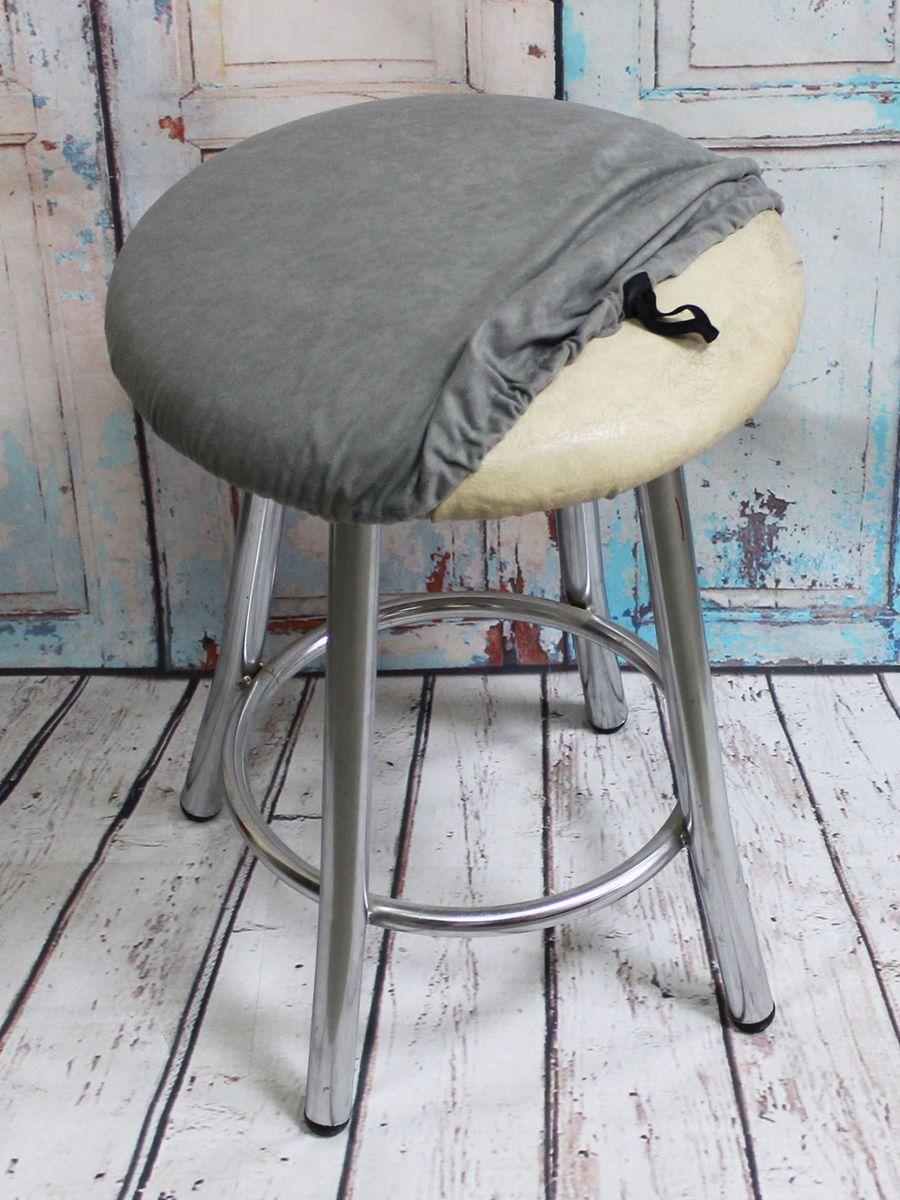 Чехол на табурет VELOURS. КОМПЛЕКТ 2 ШТ. 40x40. Каталог Матекс