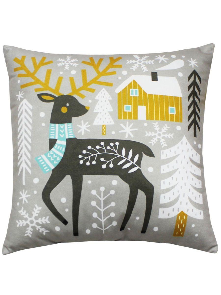 Подушка декоративная HAPPY NEW YEAR. WINTER. СКАНДИ ОЛЕНЬ 33x33. Каталог Матекс Подушка декоративная HAPPY NEW YEAR. WINTER. СКАНДИ ОЛЕНЬ 33x33. Каталог Матекс