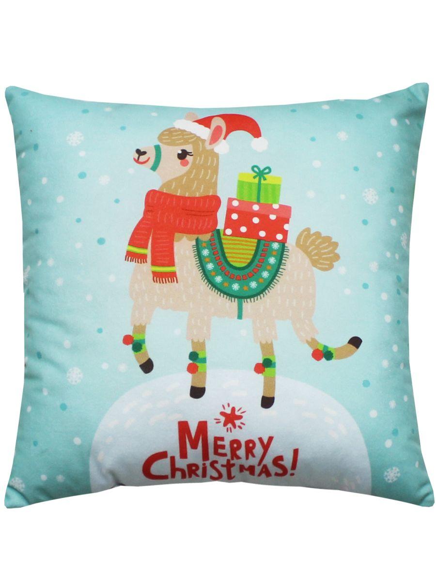 Подушка декоративная HAPPY NEW YEAR. WINTER. ЛАМА 33x33. Каталог Матекс Подушка декоративная HAPPY NEW YEAR. WINTER. ЛАМА 33x33. Каталог Матекс