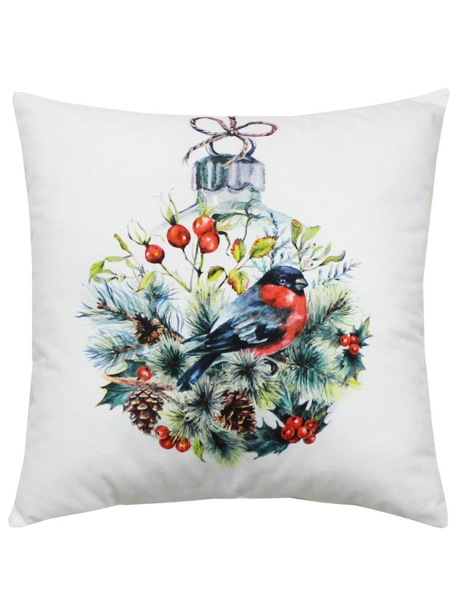 Подушка декоративная HAPPY NEW YEAR. WINTER. ШАРИК И СНЕГИРЬ 33x33. Каталог Матекс Подушка декоративная HAPPY NEW YEAR. WINTER. ШАРИК И СНЕГИРЬ 33x33. Каталог Матекс