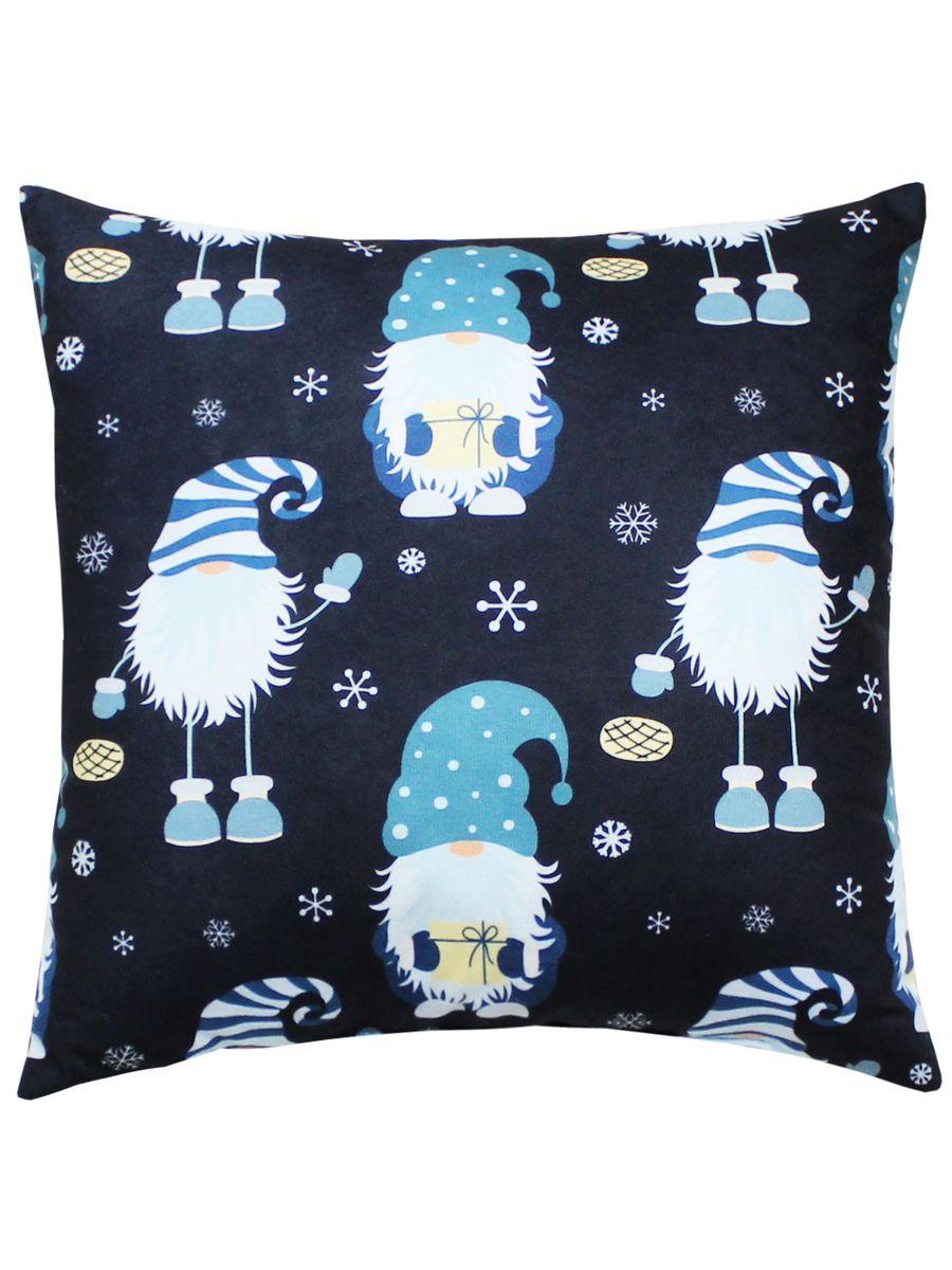 Подушка декоративная HAPPY NEW YEAR. WINTER. ГНОМИКИ НА СИНЕМ 33x33. Каталог Матекс Подушка декоративная HAPPY NEW YEAR. WINTER. ГНОМИКИ НА СИНЕМ 33x33. Каталог Матекс