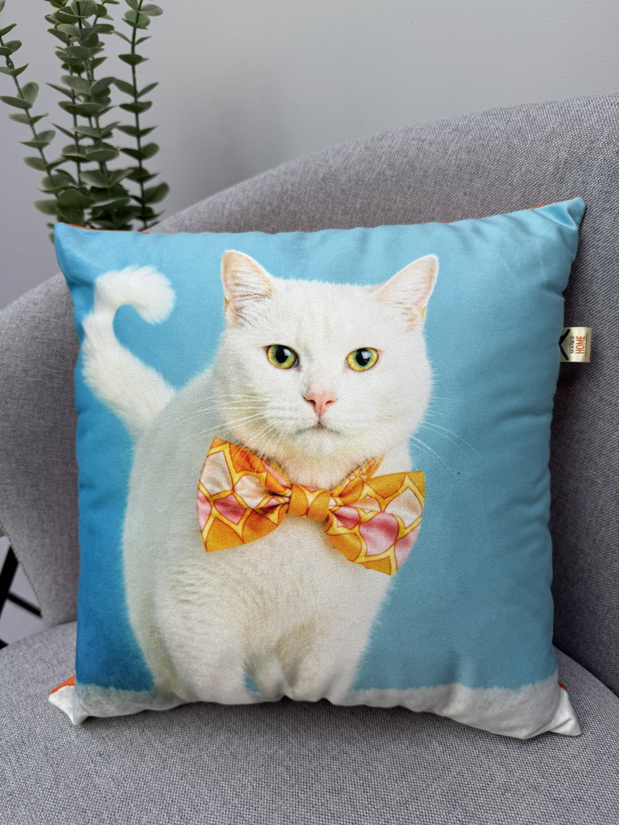 Подушка декоративная FANTASY ANIMALS. БЕЛЫЙ КОТ 33x33. Каталог Матекс Подушка декоративная FANTASY ANIMALS. БЕЛЫЙ КОТ 33x33. Каталог Матекс