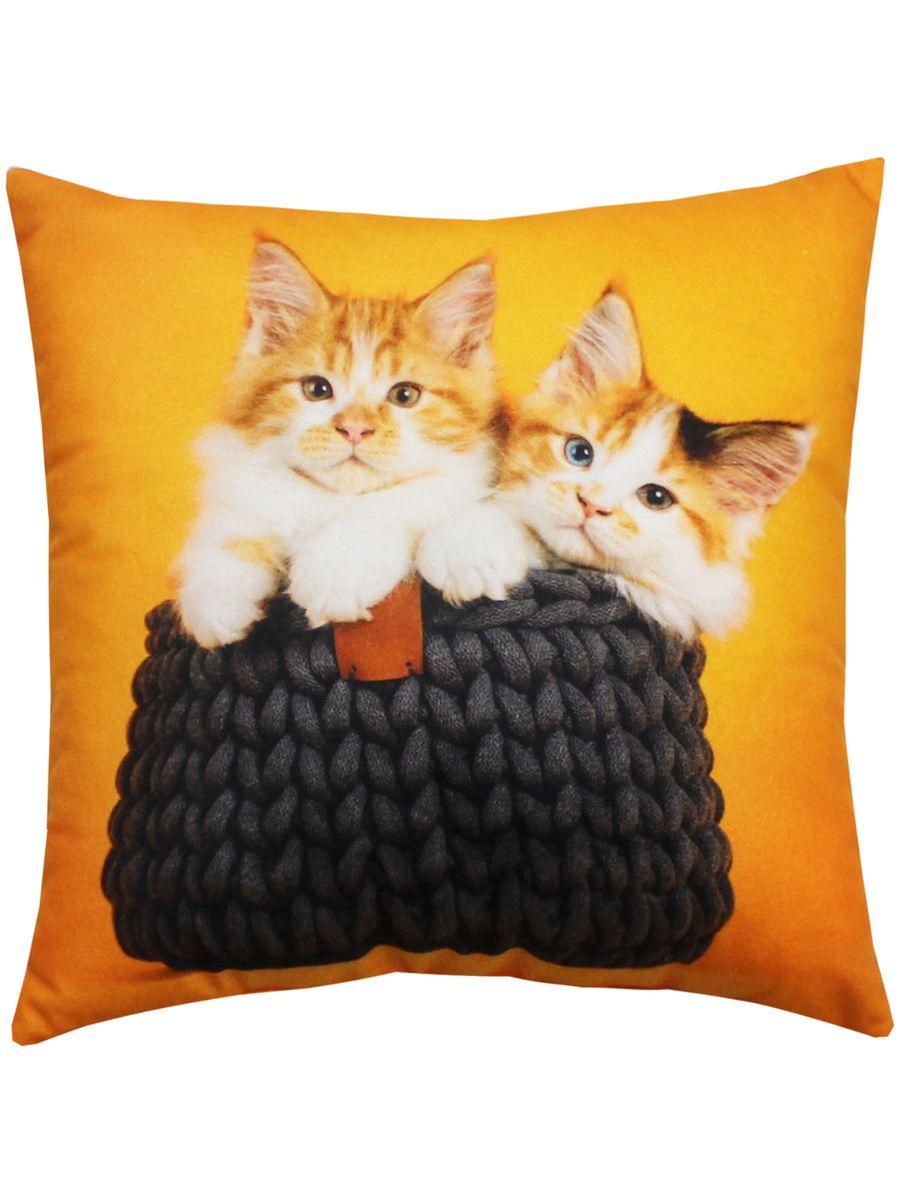 Подушка декоративная FANTASY ANIMALS. КОТЯТА МЕЙНЫ 33x33. Каталог Матекс