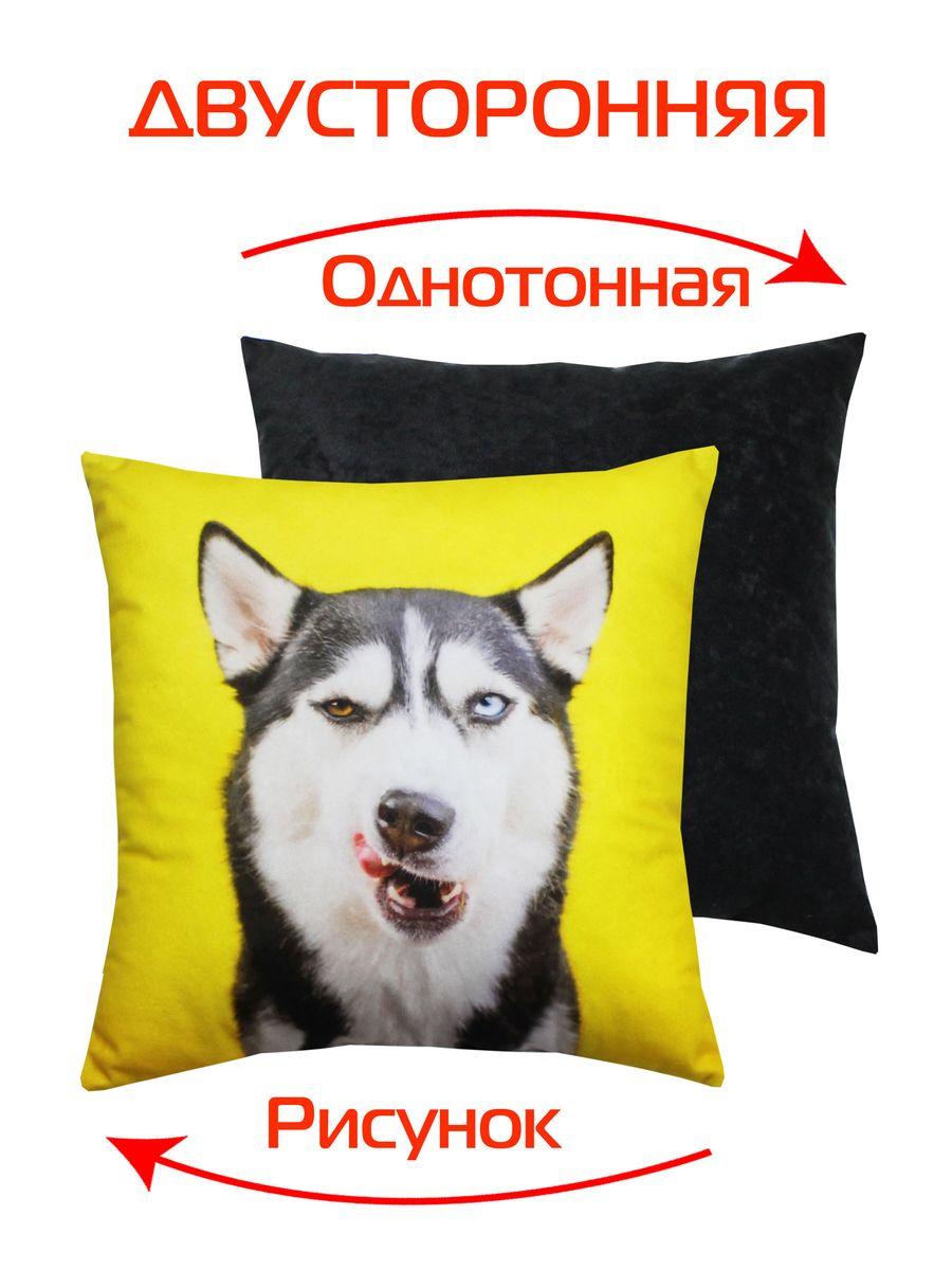 Подушка декоративная FANTASY ANIMALS. ХАСКИ 33x33. Каталог Матекс