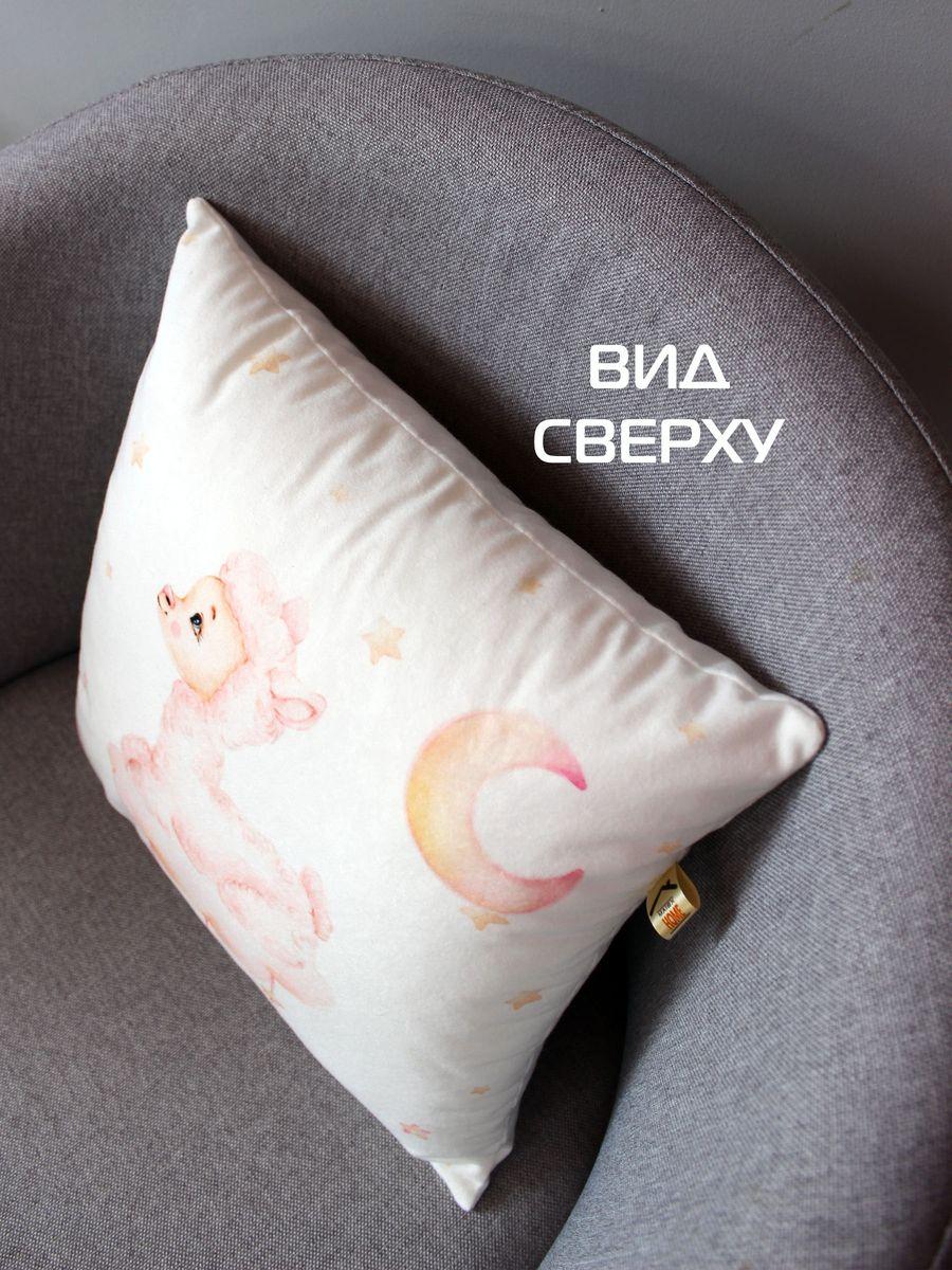 Подушка декоративная LITTLE STAR. ЛАМА 33x33. Каталог Матекс