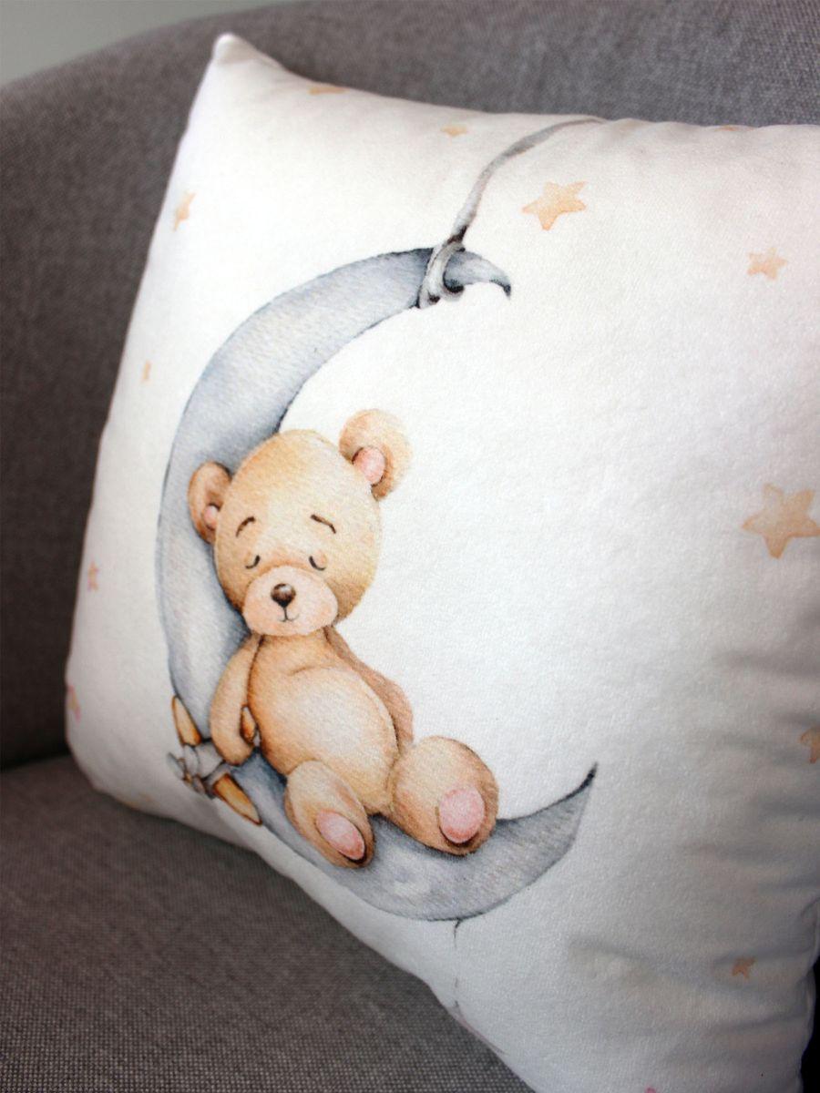 Подушка декоративная LITTLE STAR. МЕДВЕЖОНОК СПИТ 33x33. Каталог Матекс