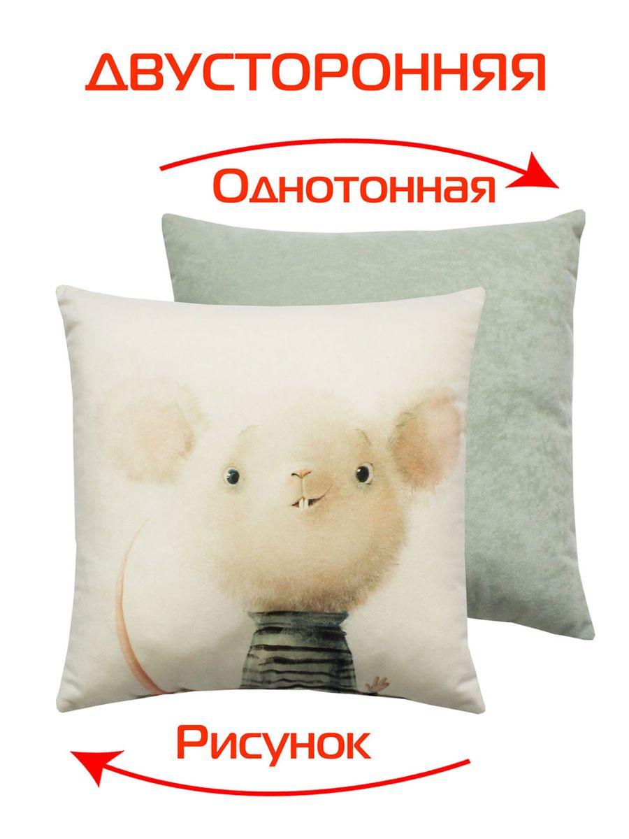 Подушка декоративная FLUFFY. МЫШОНОК 33x33. Каталог Матекс Подушка декоративная FLUFFY. МЫШОНОК 33x33. Каталог Матекс