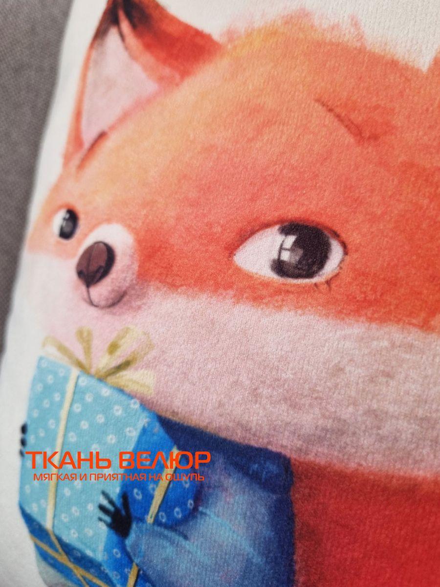 Подушка декоративная FLUFFY. РЫЖИК И ПОДАРОК 33x33. Каталог Матекс Подушка декоративная FLUFFY. РЫЖИК И ПОДАРОК 33x33. Каталог Матекс