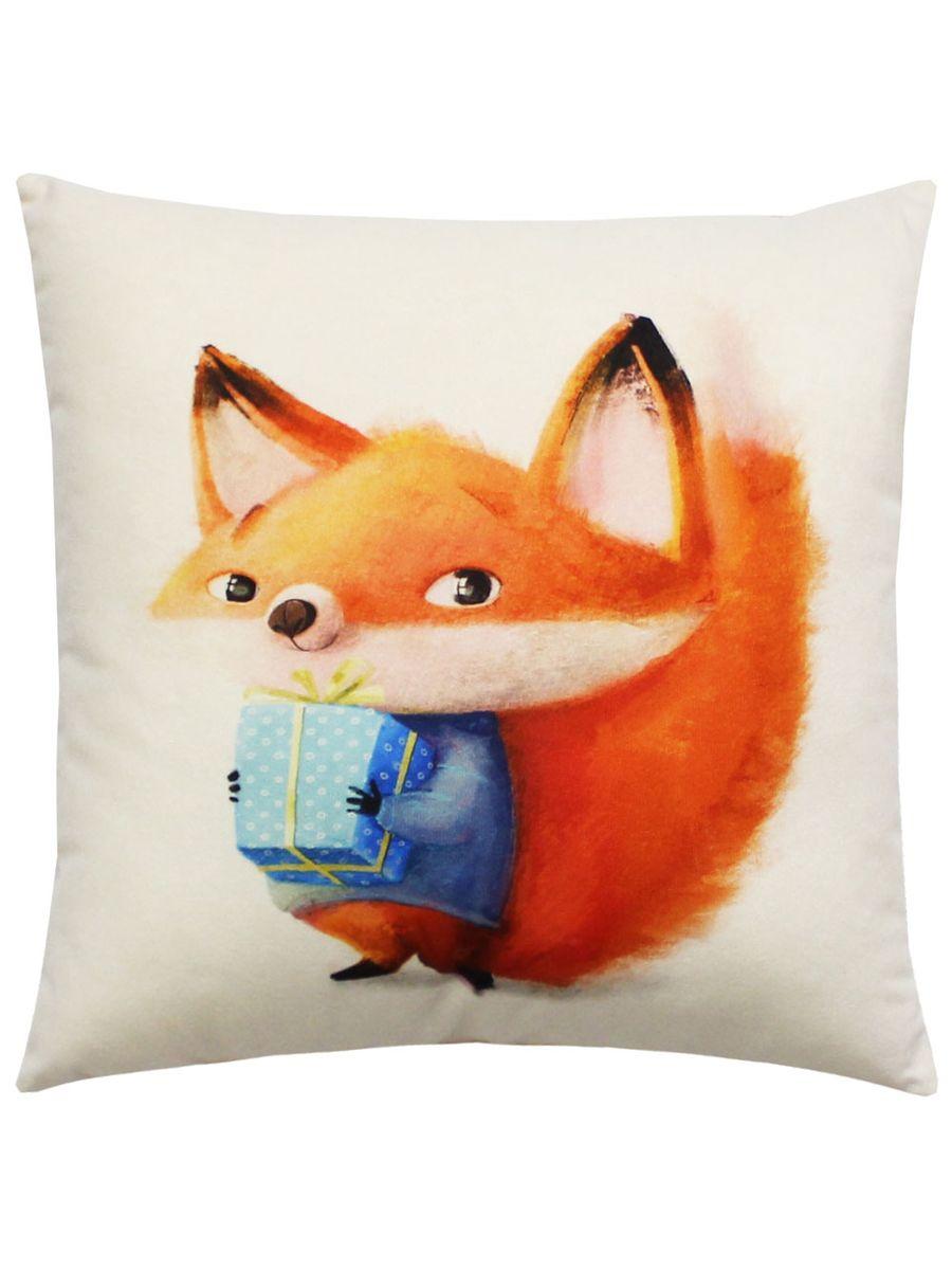 Подушка декоративная FLUFFY. РЫЖИК И ПОДАРОК 33x33. Каталог Матекс Подушка декоративная FLUFFY. РЫЖИК И ПОДАРОК 33x33. Каталог Матекс