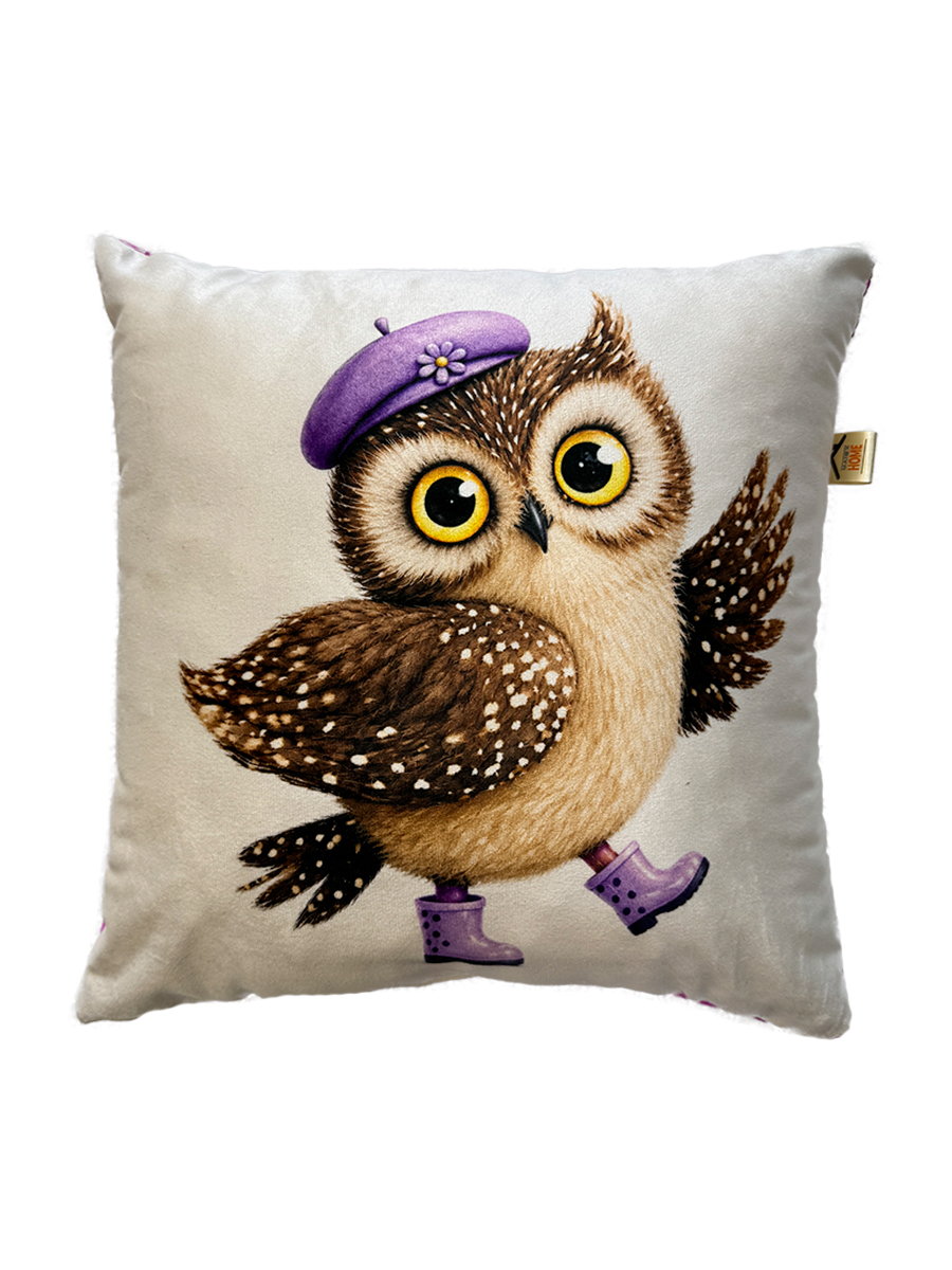 Подушка декоративная FLUFFY. СОВУШКА 33x33. Каталог Матекс