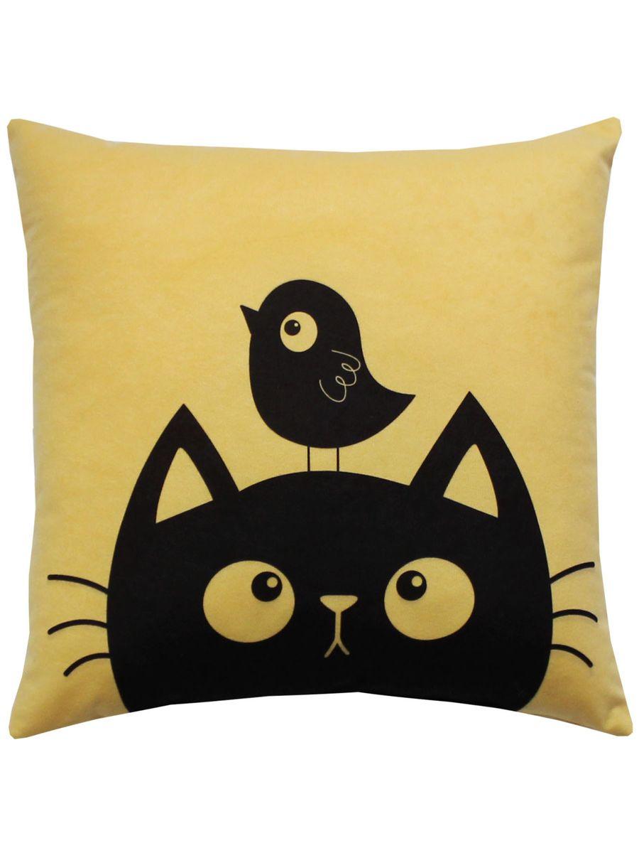 Подушка декоративная MEOW 35x35 Для дома и офиса