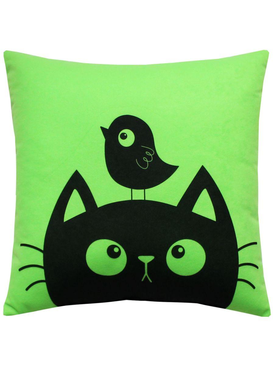 Подушка декоративная MEOW. BIRD 35x35. Каталог Матекс