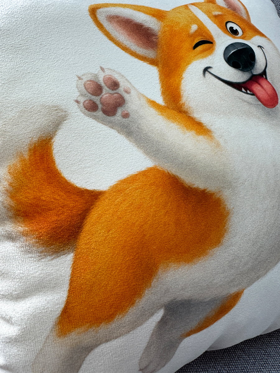 Подушка декоративная FLUFFY. КОРГИ 33x33. Каталог Матекс