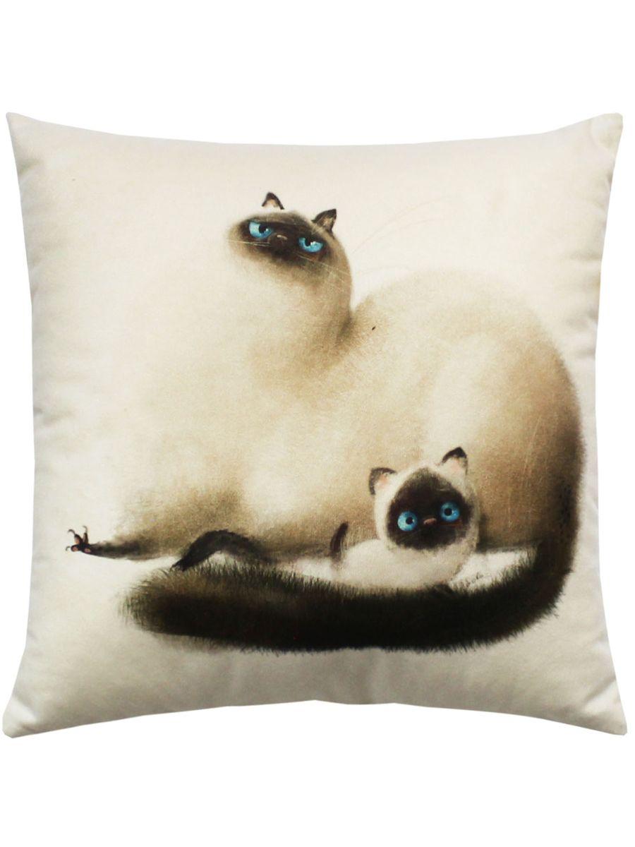Подушка декоративная FLUFFY. КОТ И КОТЕНОК 33x33. Каталог Матекс Подушка декоративная FLUFFY. КОТ И КОТЕНОК 33x33. Каталог Матекс