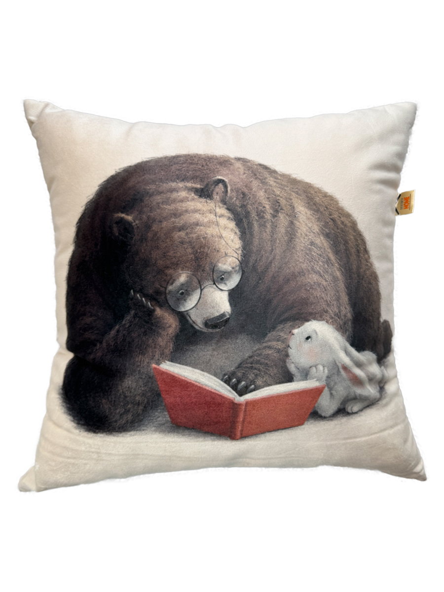 Подушка декоративная FLUFFY. МЕДВЕДЬ И ЗАЯЦ 33x33. Каталог Матекс
