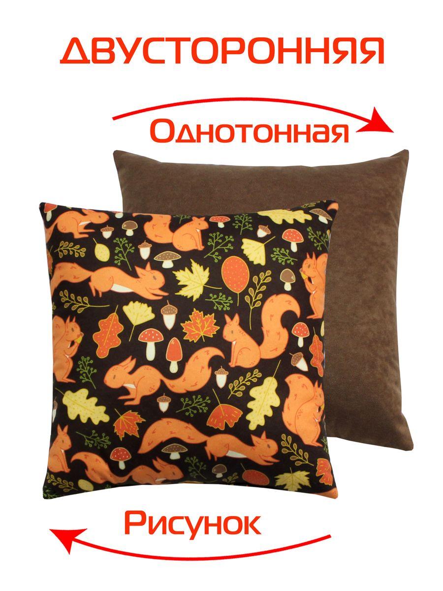 Подушка декоративная FANTASY. БЕЛОЧКИ 33x33. Каталог Матекс