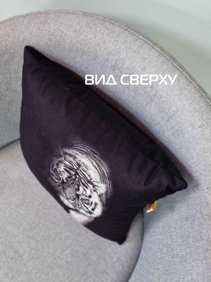 Подушка декоративная FANTASY. ТИГР BLACK 33x33. Каталог Матекс Подушка декоративная FANTASY. ТИГР BLACK 33x33. Каталог Матекс