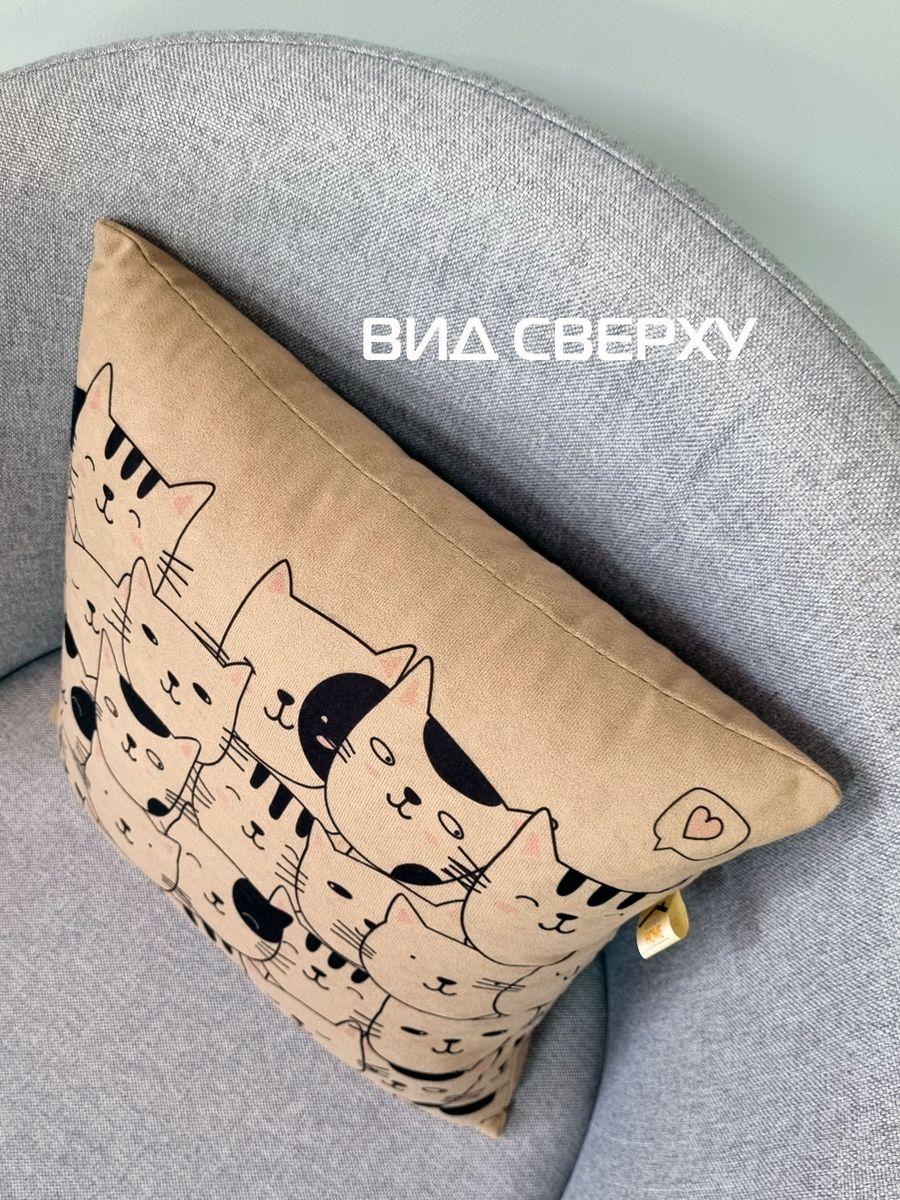 Подушка декоративная MEOW. КОТИКИ 35x35. Каталог Матекс Подушка декоративная MEOW. КОТИКИ 35x35. Каталог Матекс