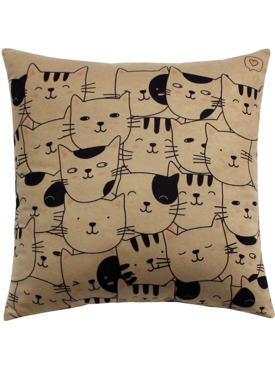 Подушка декоративная MEOW. КОТИКИ 35x35. Каталог Матекс Подушка декоративная MEOW. КОТИКИ 35x35. Каталог Матекс