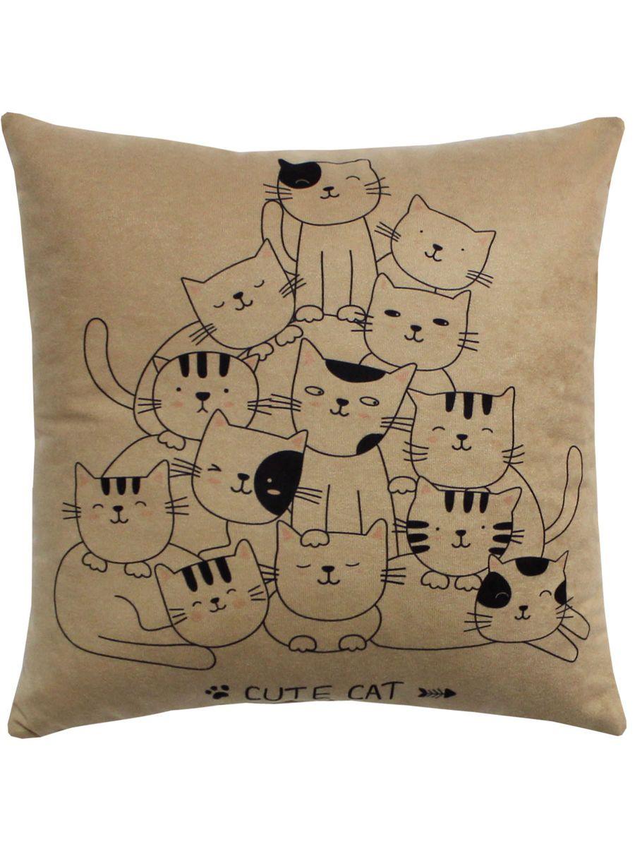 Подушка декоративная MEOW. CUTE CAT 35x35. Каталог Матекс Подушка декоративная MEOW. CUTE CAT 35x35. Каталог Матекс
