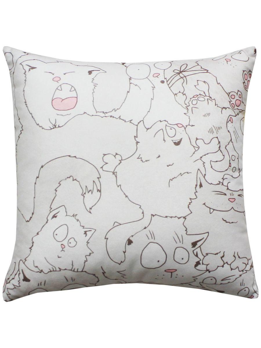 Подушка декоративная FANTASY. CATS PARTY 33x33. Каталог Матекс