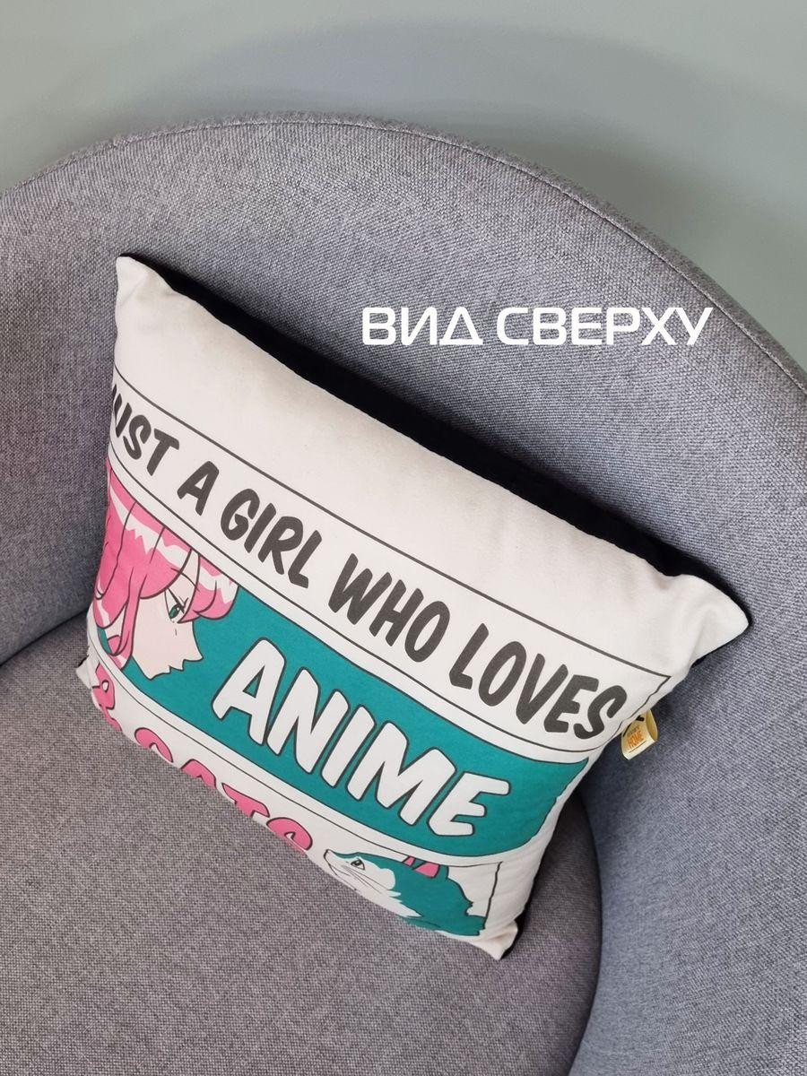 Подушка декоративная ANIME. ANIME AND CATS 33x33. Каталог Матекс Подушка декоративная ANIME. ANIME AND CATS 33x33. Каталог Матекс