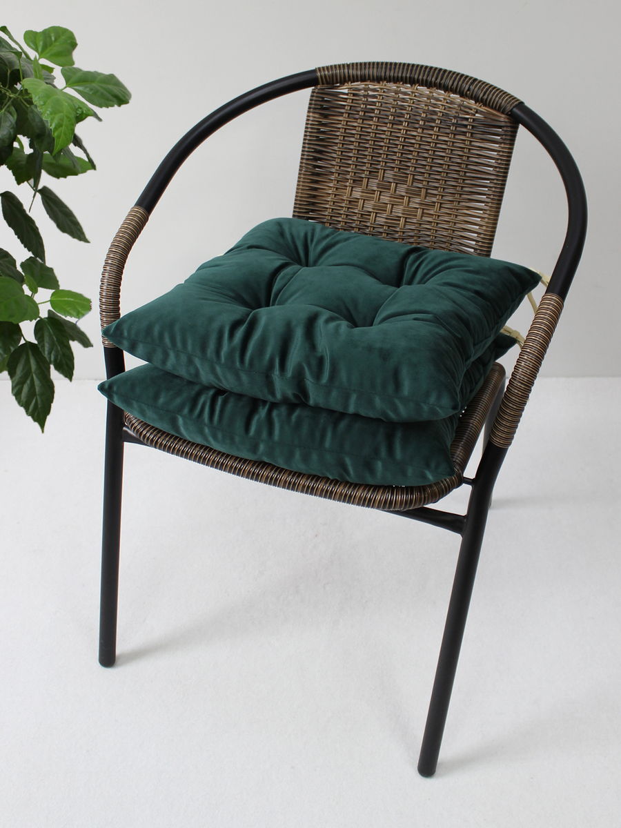 Подушка для сидения VELOURS. КОМПЛЕКТ 2 ШТ. 42x42. Каталог Матекс