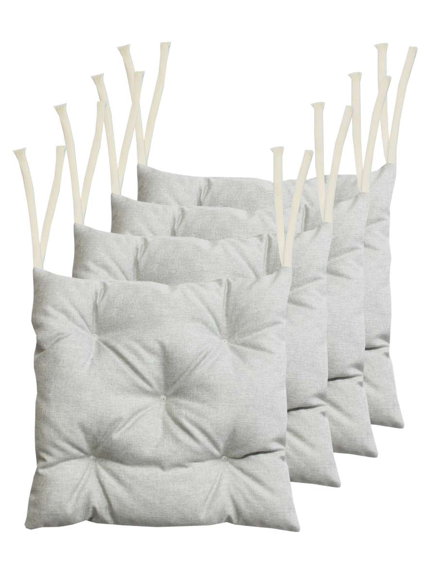 Подушка для сидения MELANGE.  (Комплект 4шт.)  42x42. Каталог Матекс