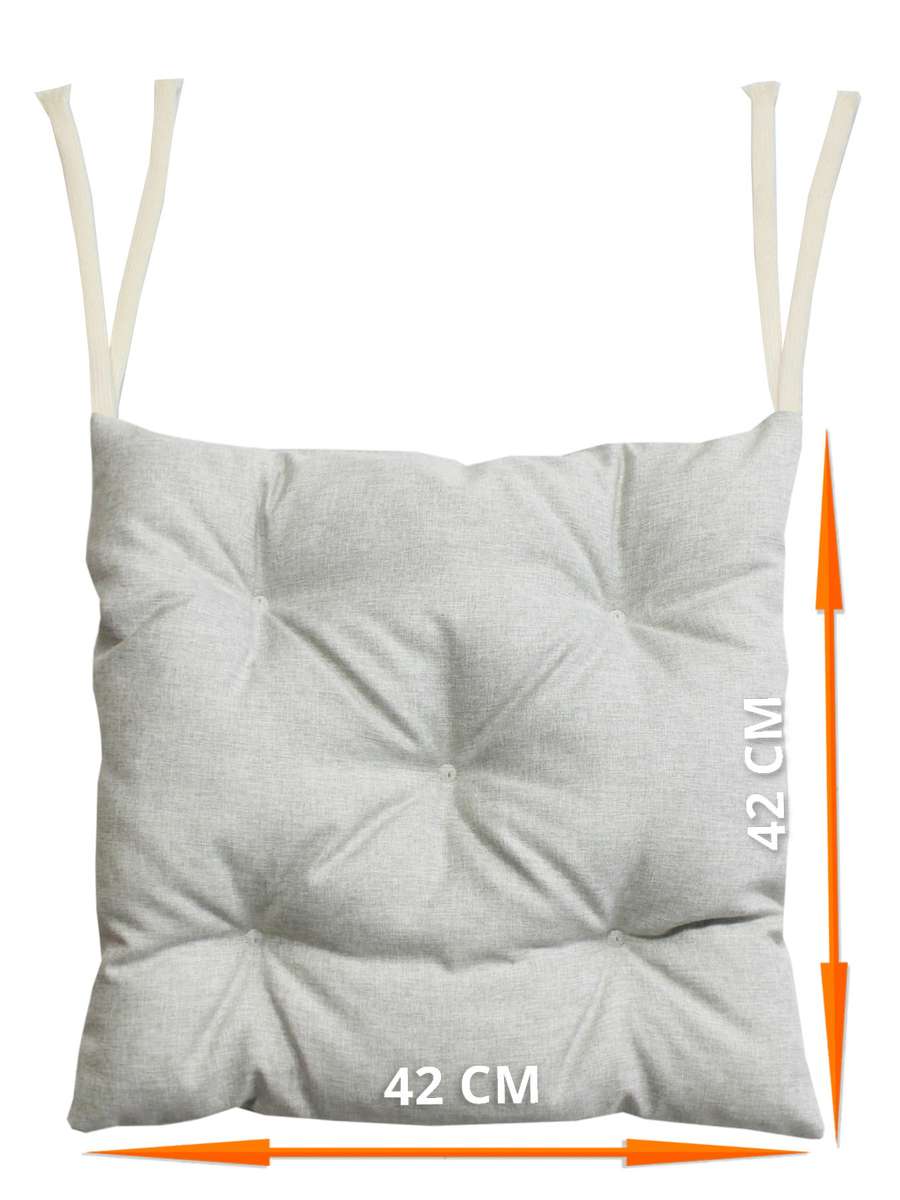 Подушка для сидения MELANGE.  (Комплект 4шт.)  42x42. Каталог Матекс