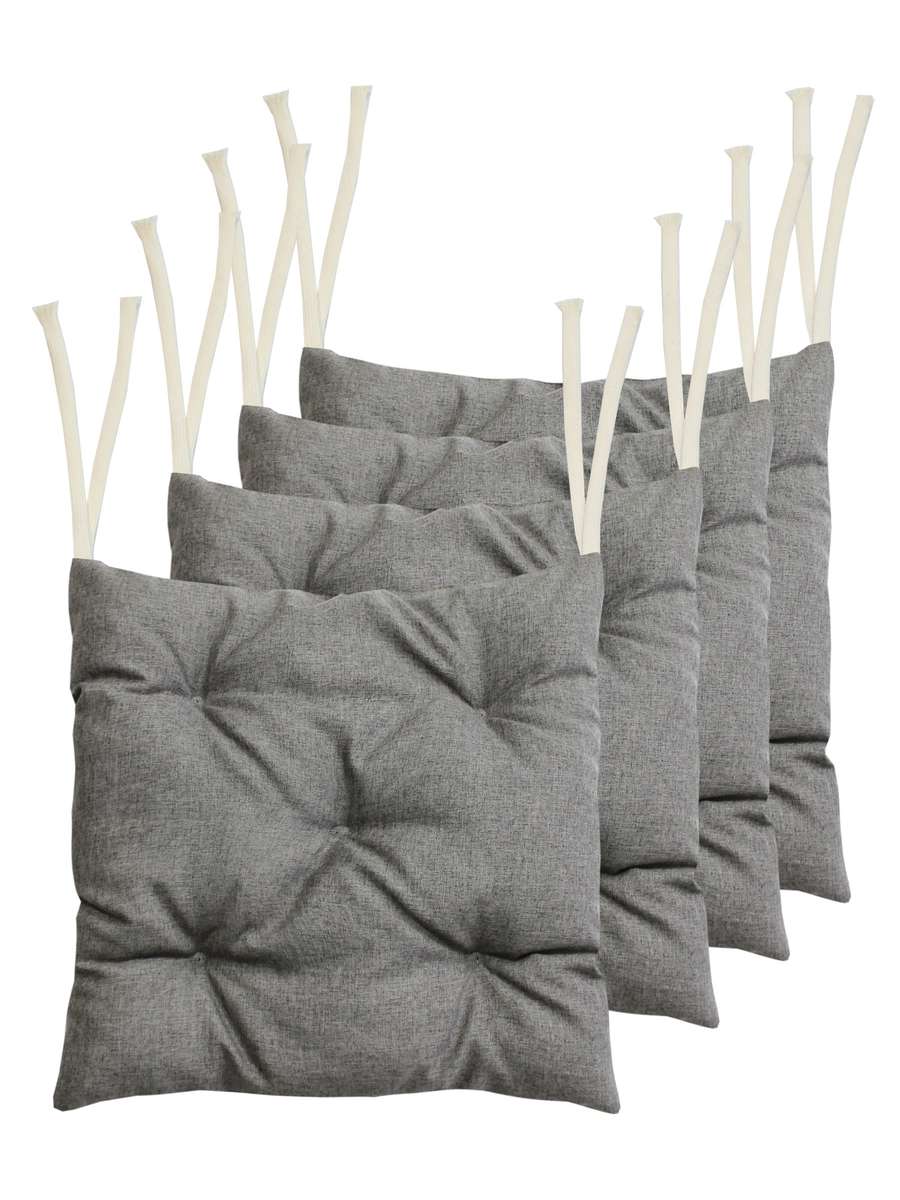 Подушка для сидения MELANGE.  (Комплект 4шт.)  42x42. Каталог Матекс