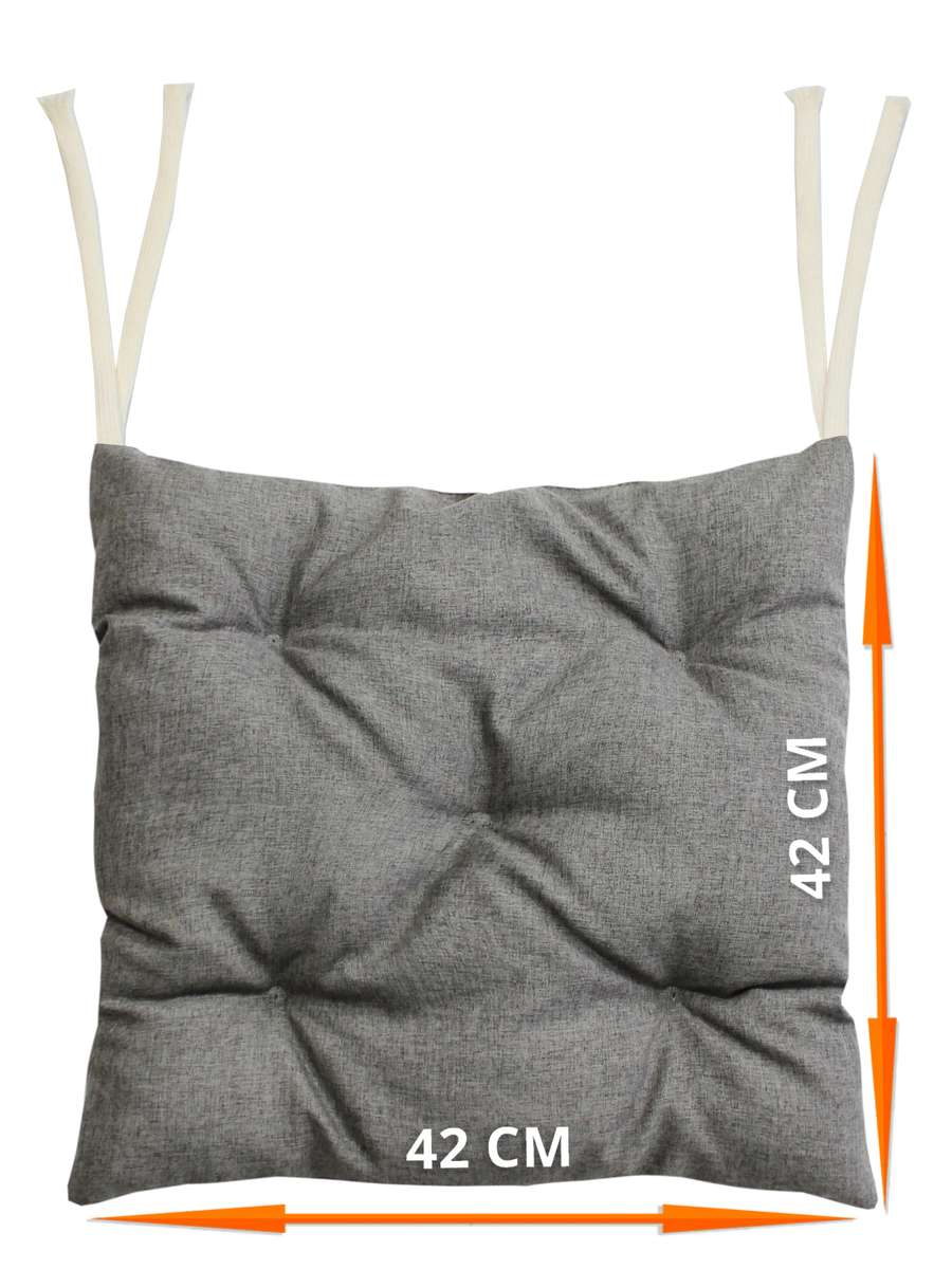 Подушка для сидения MELANGE.  (Комплект 4шт.)  42x42. Каталог Матекс