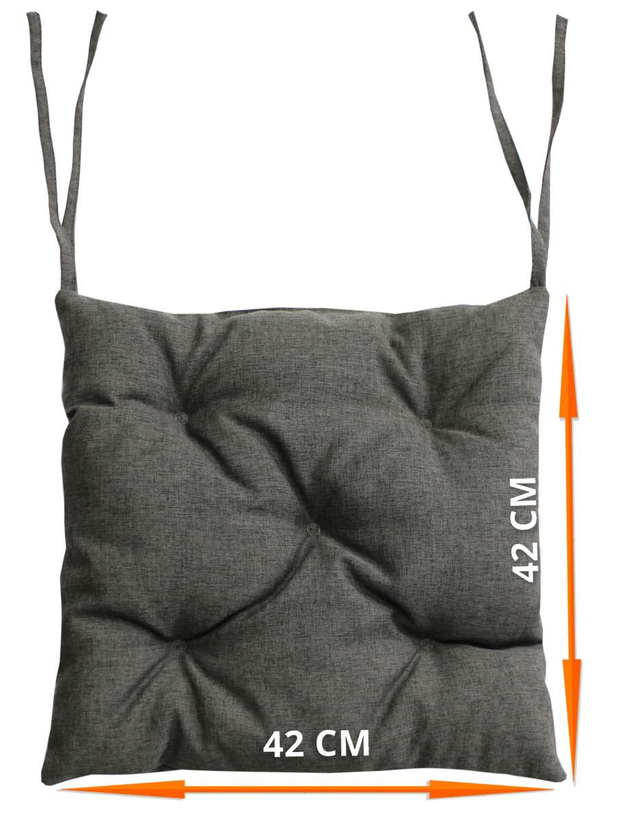 Подушка для сидения MELANGE.  (Комплект 4шт.)  42x42. Каталог Матекс