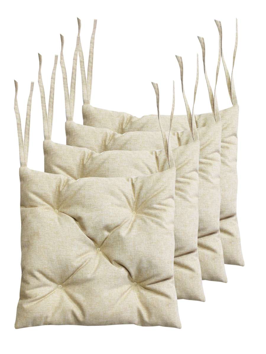 Подушка для сидения MELANGE.  (Комплект 4шт.)  42x42. Каталог Матекс