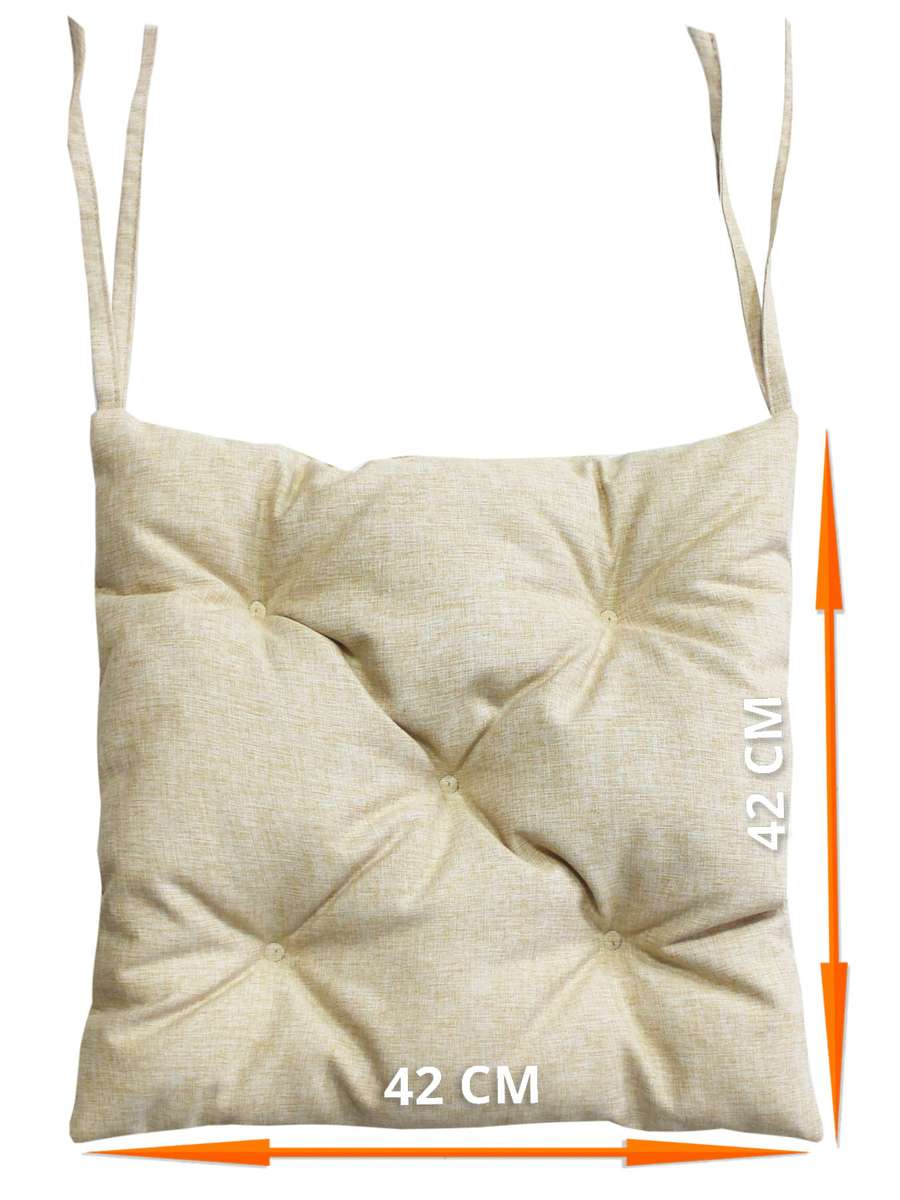 Подушка для сидения MELANGE.  (Комплект 4шт.)  42x42. Каталог Матекс