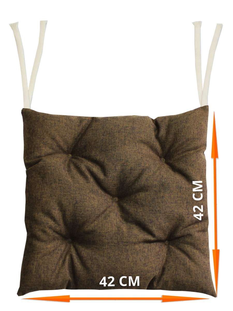 Подушка для сидения MELANGE.  (Комплект 4шт.)  42x42. Каталог Матекс