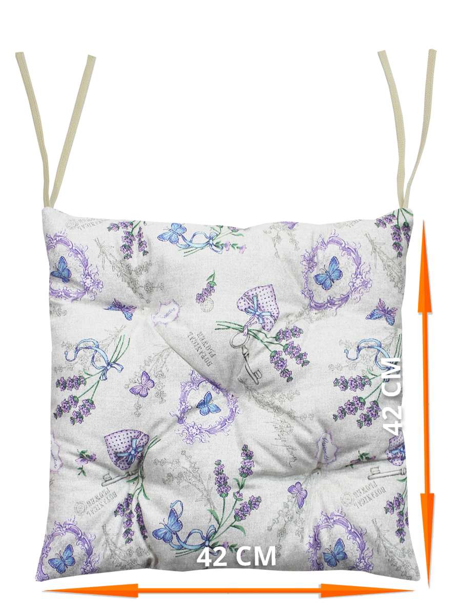 Подушка для сидения HOMELY. ВЯЗАНИЕ (Комплект 4шт.)  42x42. Каталог Матекс