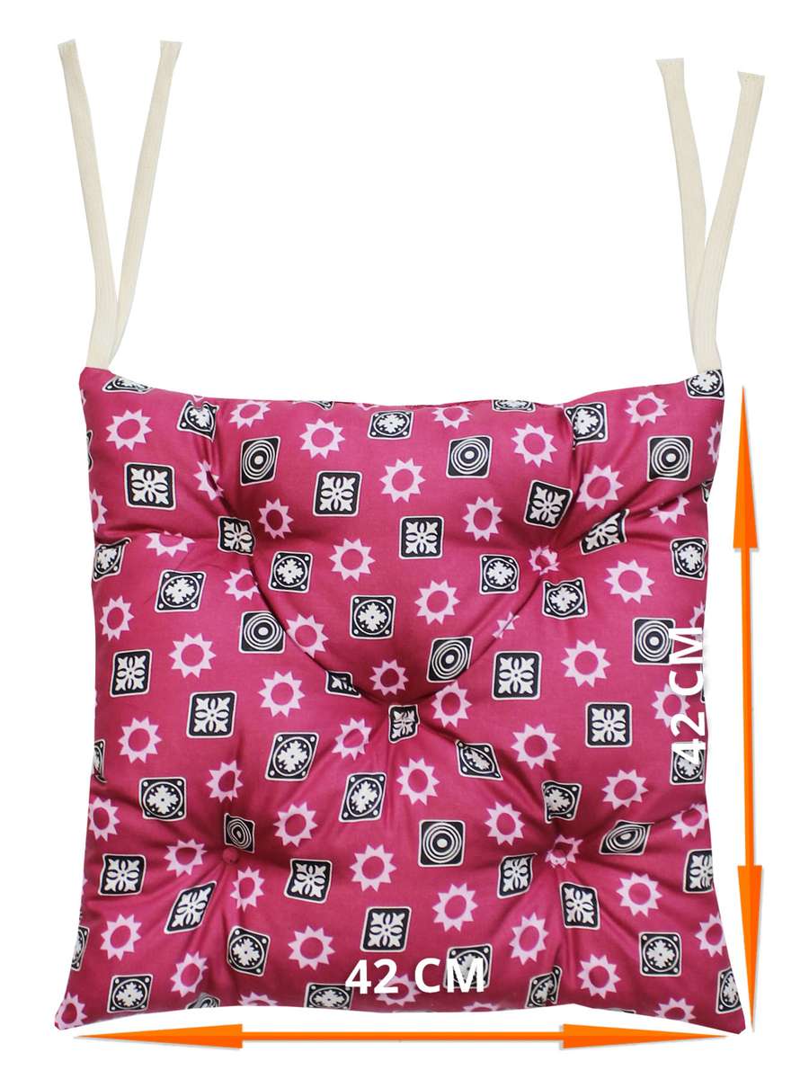 Подушка для сидения HOMELY. ВЕТОЧКИ НА БОРДОВОМ (Комплект 4шт.)  42x42. Каталог Матекс