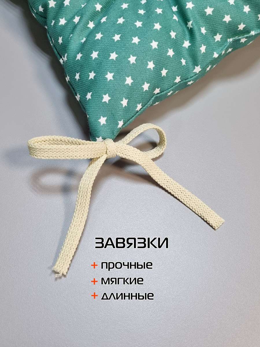 Подушка для сидения HOMELY. ЗЕЛЁНЫЕ ЦВЕТЫ (Комплект 4шт.)  42x42. Каталог Матекс