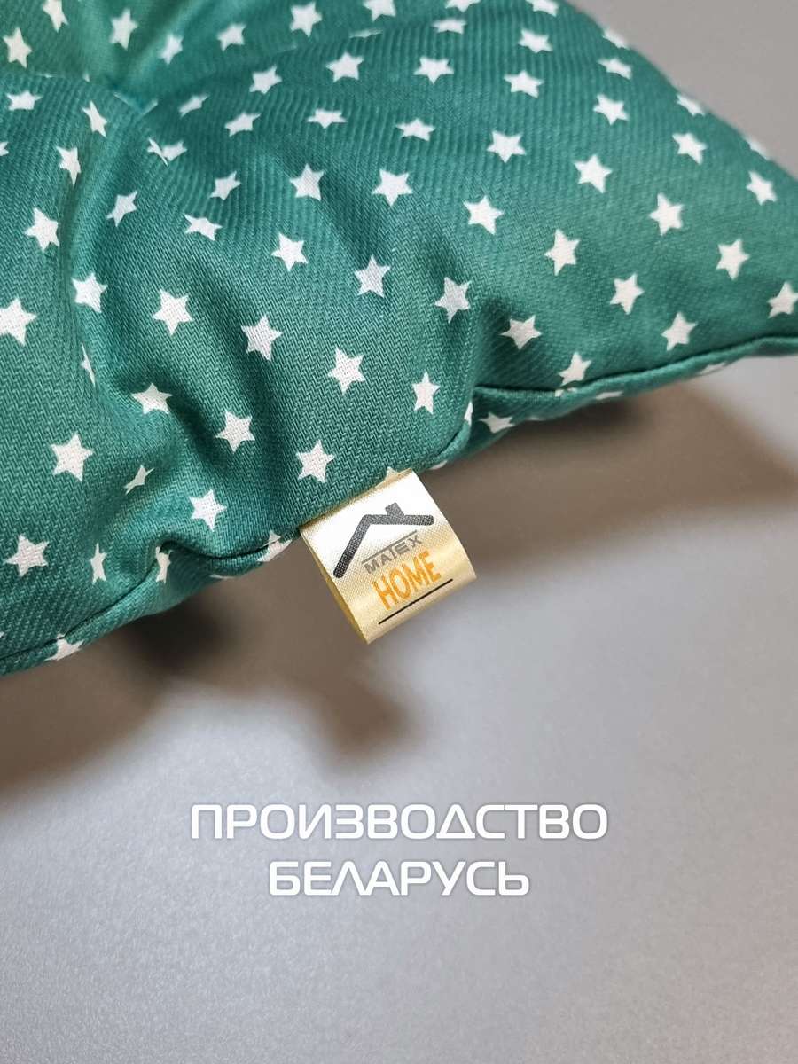 Подушка для сидения HOMELY. ЗЕЛЁНЫЕ ЦВЕТЫ (Комплект 4шт.)  42x42. Каталог Матекс