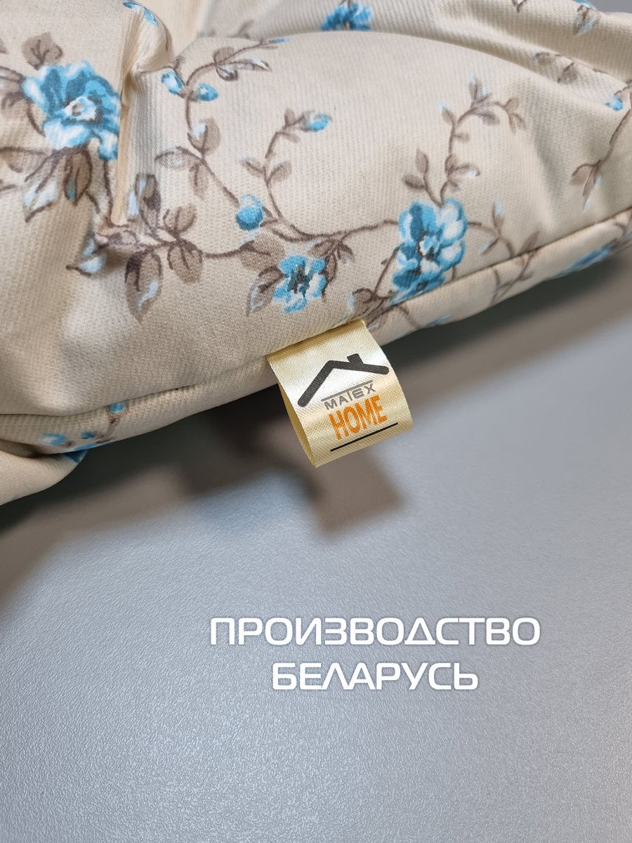 Подушка для сидения HOMELY. НЕЗАБУДКА КРЕМОВАЯ (Комплект 4шт.)  42x42. Каталог Матекс