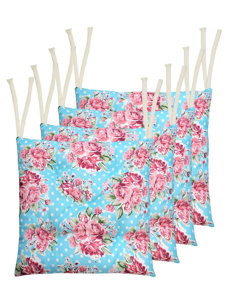 Подушка для сиденья HOMELY. ЦВЕТЫ НА ГОРОХЕ (Комплект 4шт.) 42x42. Каталог Матекс Подушка для сиденья HOMELY. ЦВЕТЫ НА ГОРОХЕ (Комплект 4шт.) 42x42. Каталог Матекс