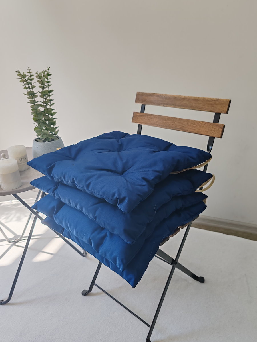 Подушка для сидения HOMELY. ПОЛОСКИ (Комплект 4шт.)  42x42. Каталог Матекс