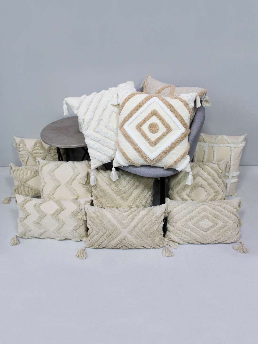 Наволочка декоративная TUFTED.  45x45. Каталог Матекс