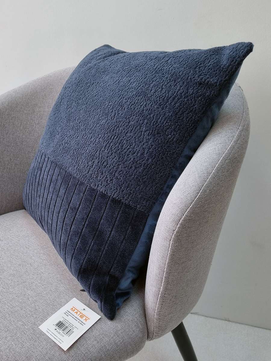 Наволочка декоративная TUFTED VELVET.  45x45. Каталог Матекс