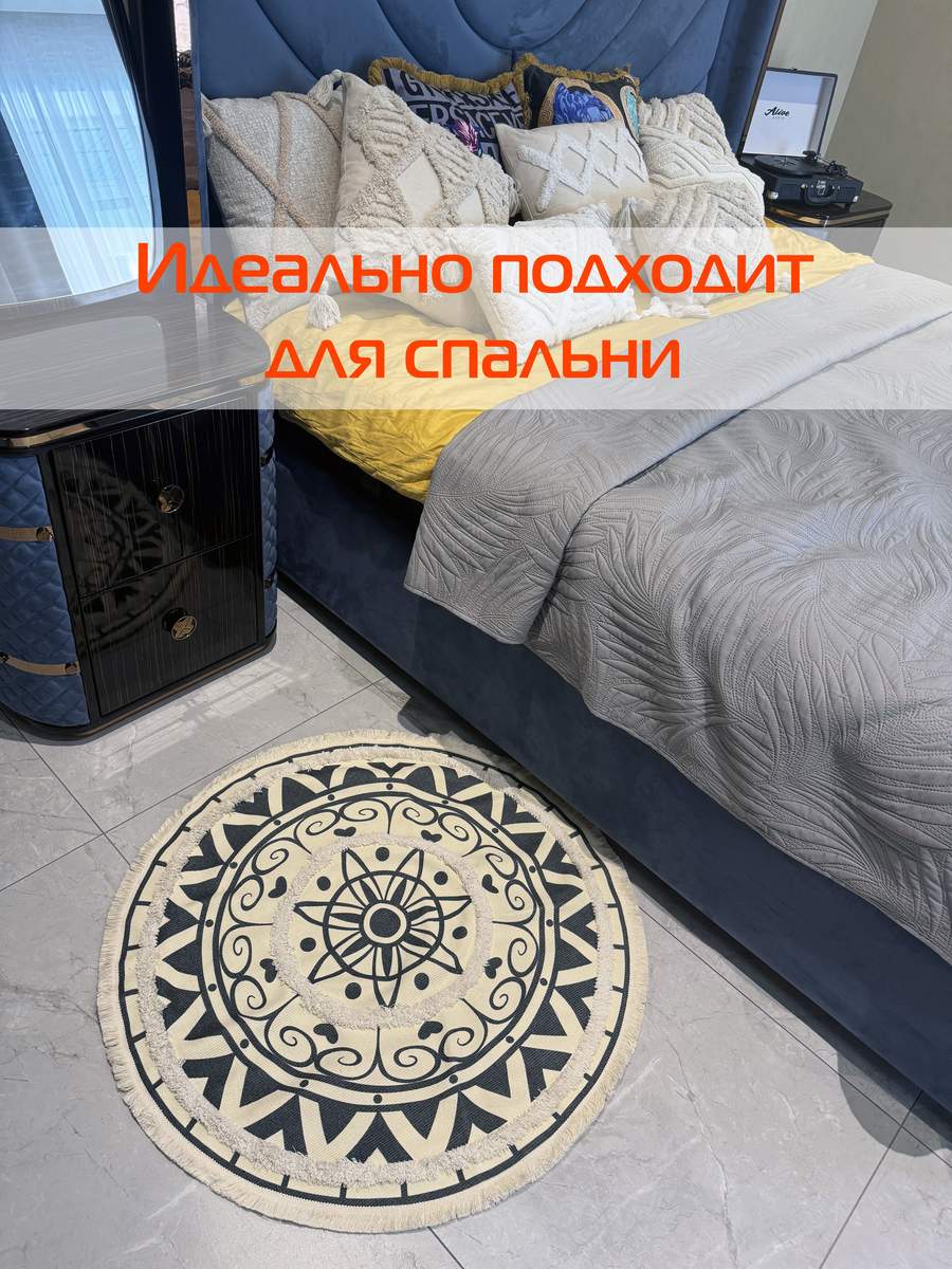 Коврик декоративный TUFTED. 90x90 . Каталог Матекс Коврик декоративный TUFTED. 90x90 . Каталог Матекс