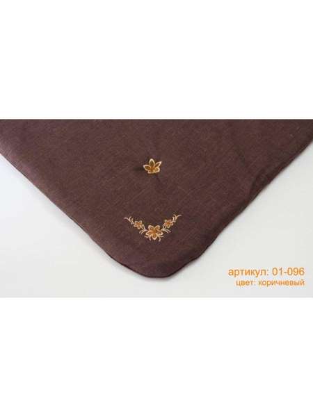 Подушка для сидения НЕЗАБУДКА  38x38  Артикул 01-096  Цвет: коричневый  Палитра: Коричневый 