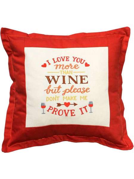 Подушка декоративная DREAM  48x48  I LOVE YOU MORE  Артикул 01-164  Цвет: грейпфрут 